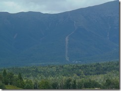 Picture ot the tracks up the side of the mountain taken from about 7 miles away. 
